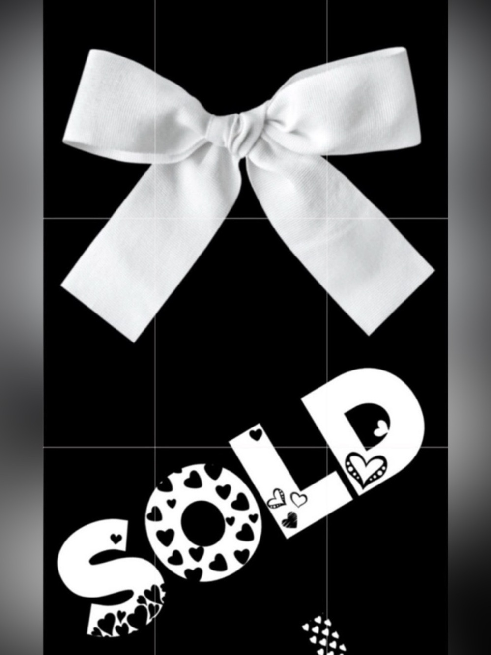 Blue and Black Crystal Yin Yang Ring